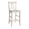 International Concepts Verona Bar Height Stool, 30" Seat Height, Unfinished S-1703 - alternate 8